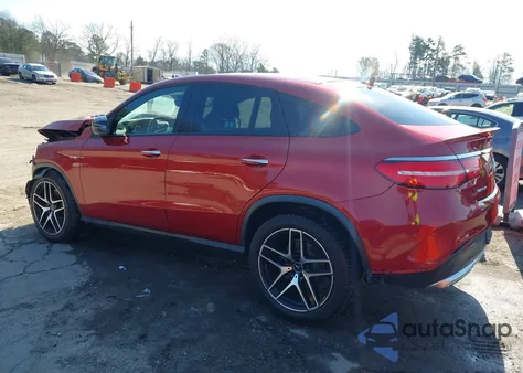 2017 Mercedes-Benz Amg Gle 43 Coupe 4Matic z USA, uszkodzony, nr VIN 4JGED6EB8HA061475